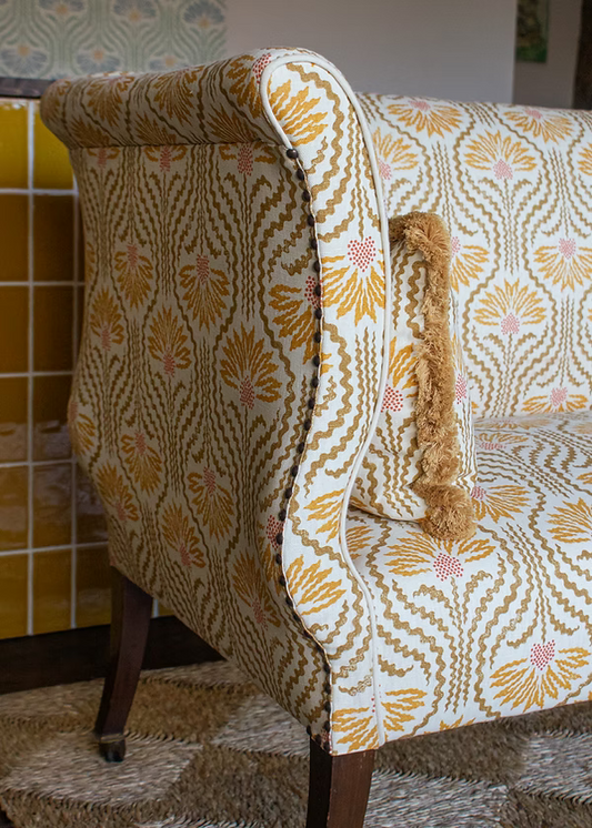 Palmette Linen - Citrine