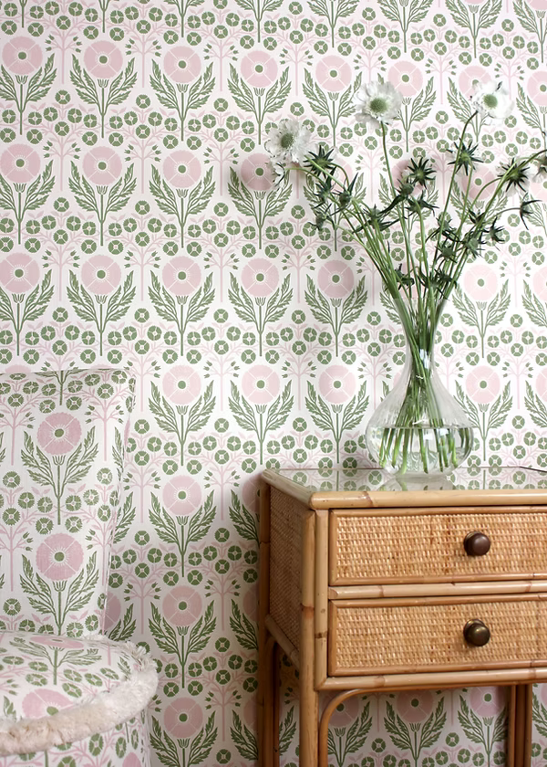Poppies Wallpaper - Fresca
