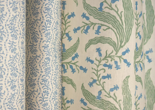 Bluebells Linen - Chalk
