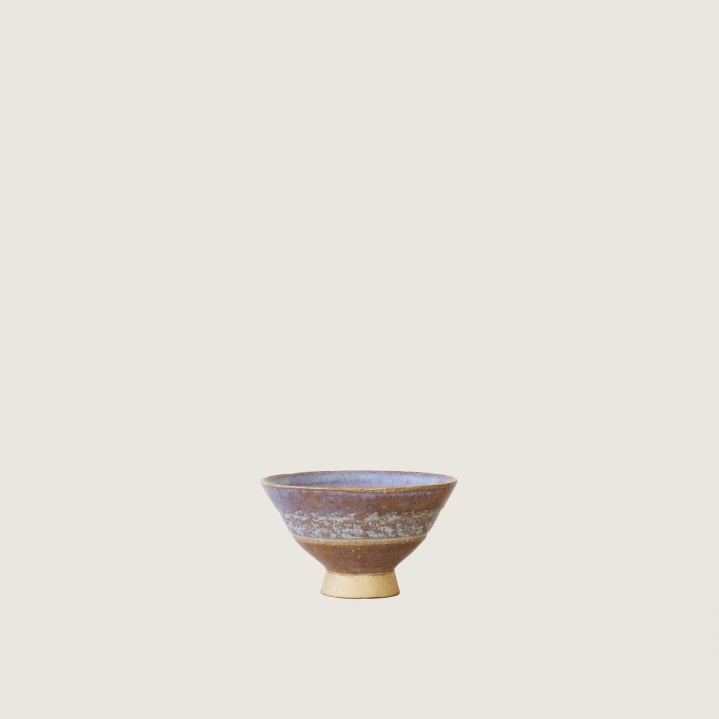 Purple Textured Pinch Bowl