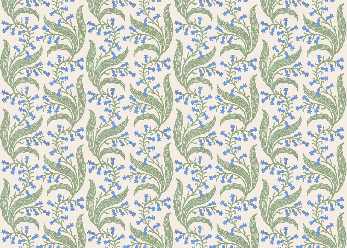 Bluebells Wallpaper - Chalk