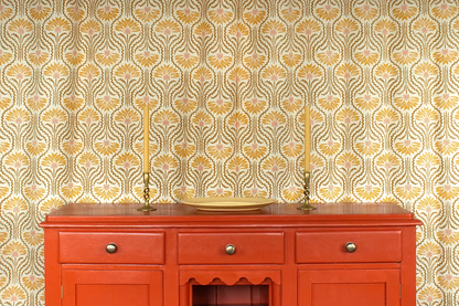 Palmette Linen - Citrine