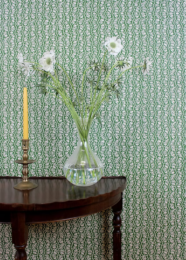 Posy Wallpaper - Emerald