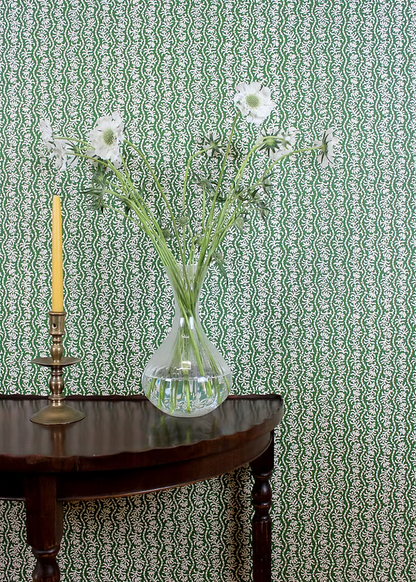 Posy Wallpaper - Emerald