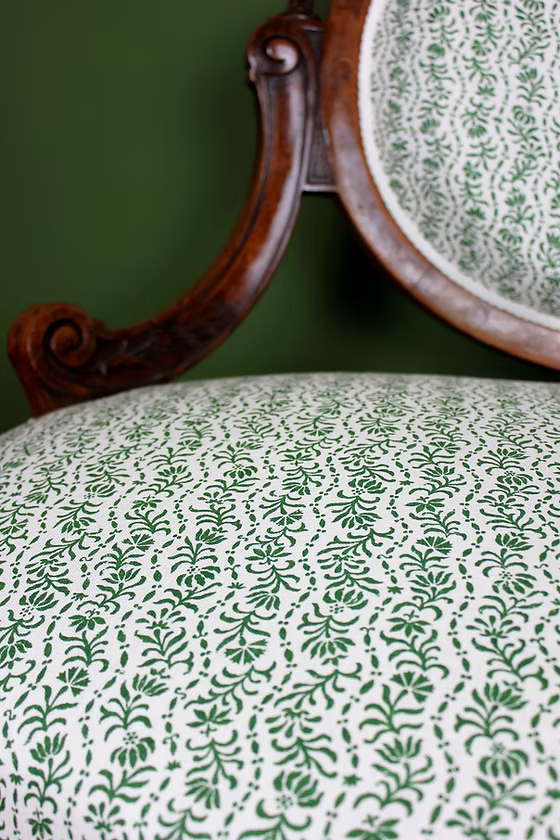 Posy Linen - Emerald