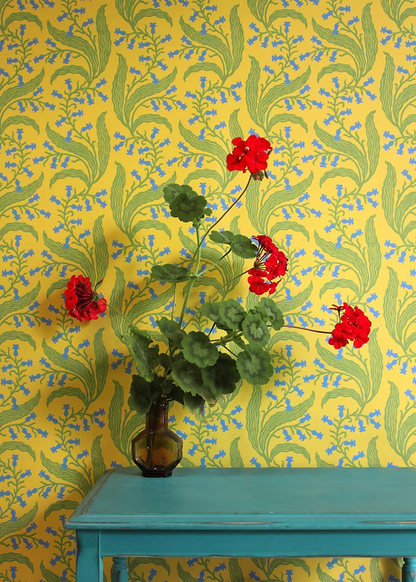 Bluebells Wallpaper - Butter