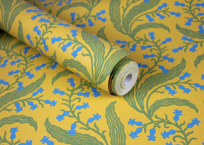 Bluebells Wallpaper - Butter