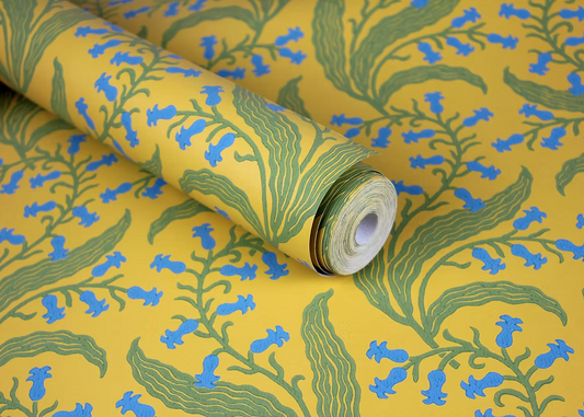 Bluebells Wallpaper - Butter