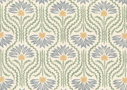 Palmette Linen - Beryl