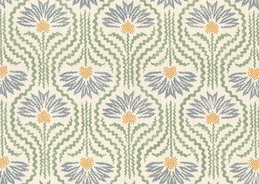 Palmette Linen - Beryl
