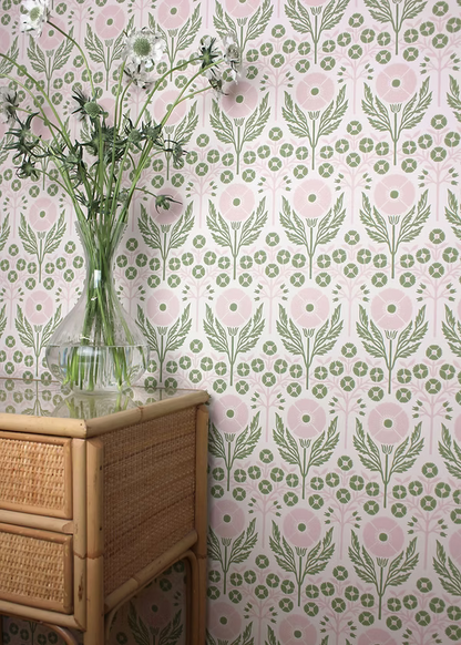 Poppies Wallpaper - Fresca