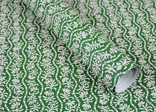 Posy Wallpaper - Emerald