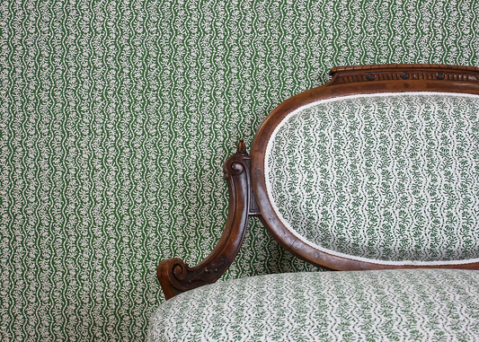 Posy Linen - Emerald