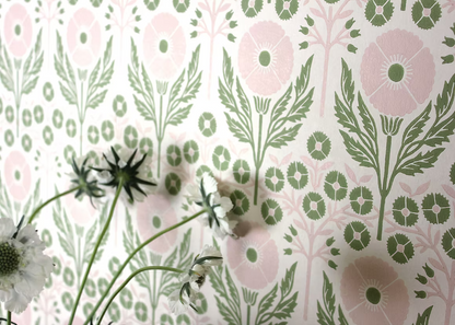 Poppies Wallpaper - Fresca