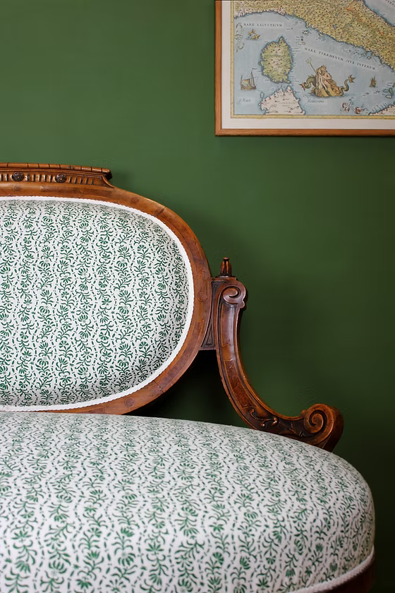 Posy Linen - Emerald