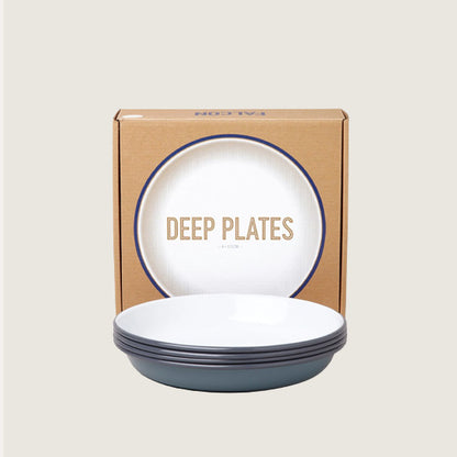 Deep Plate Set - Pigeon