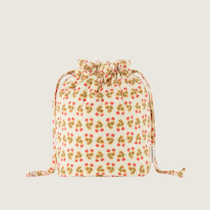 Quilted Drawstring Bucket Bag
