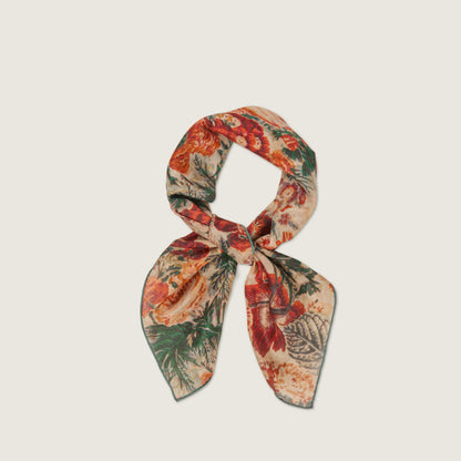 Warm Flower Scarf