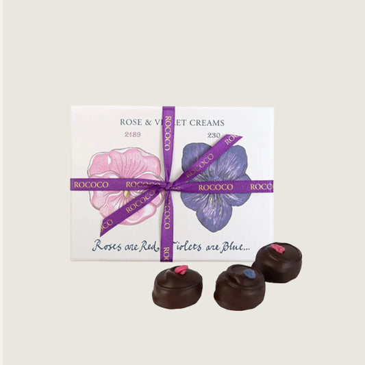 Rose and Violet Creams - 12 pieces