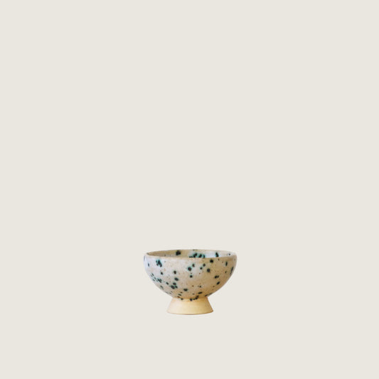Green Spotted Pinch Bowl